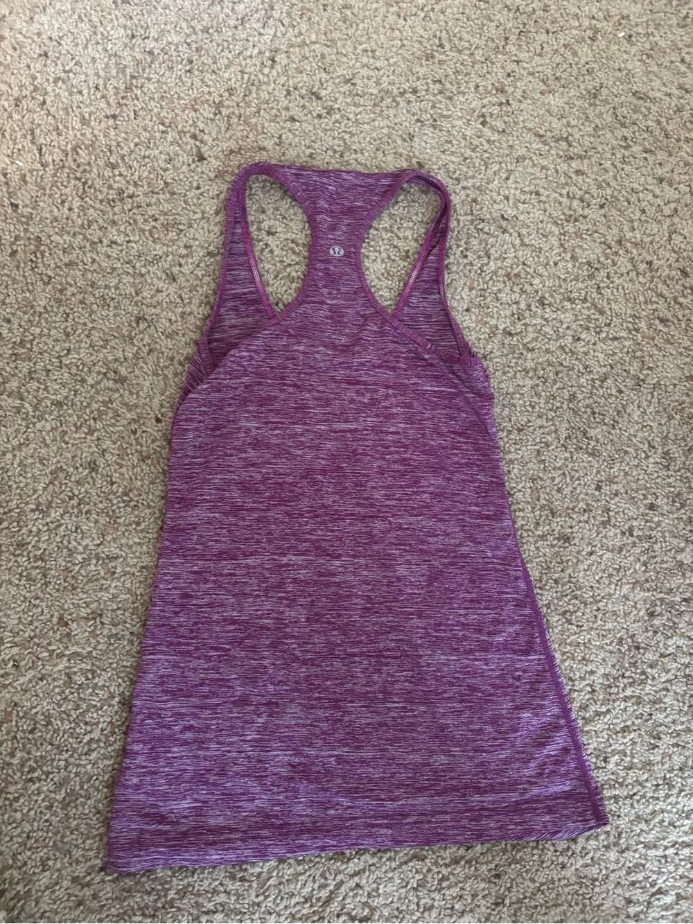 lululemon athletica Heathered Purple Racerback Tank